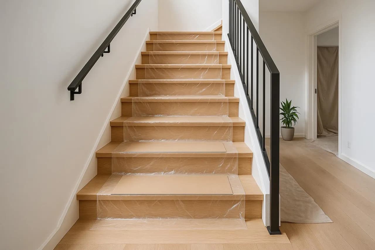 Jak zabezpieczyć schody przed remontem, aby uniknąć kosztownych uszkodzeń
